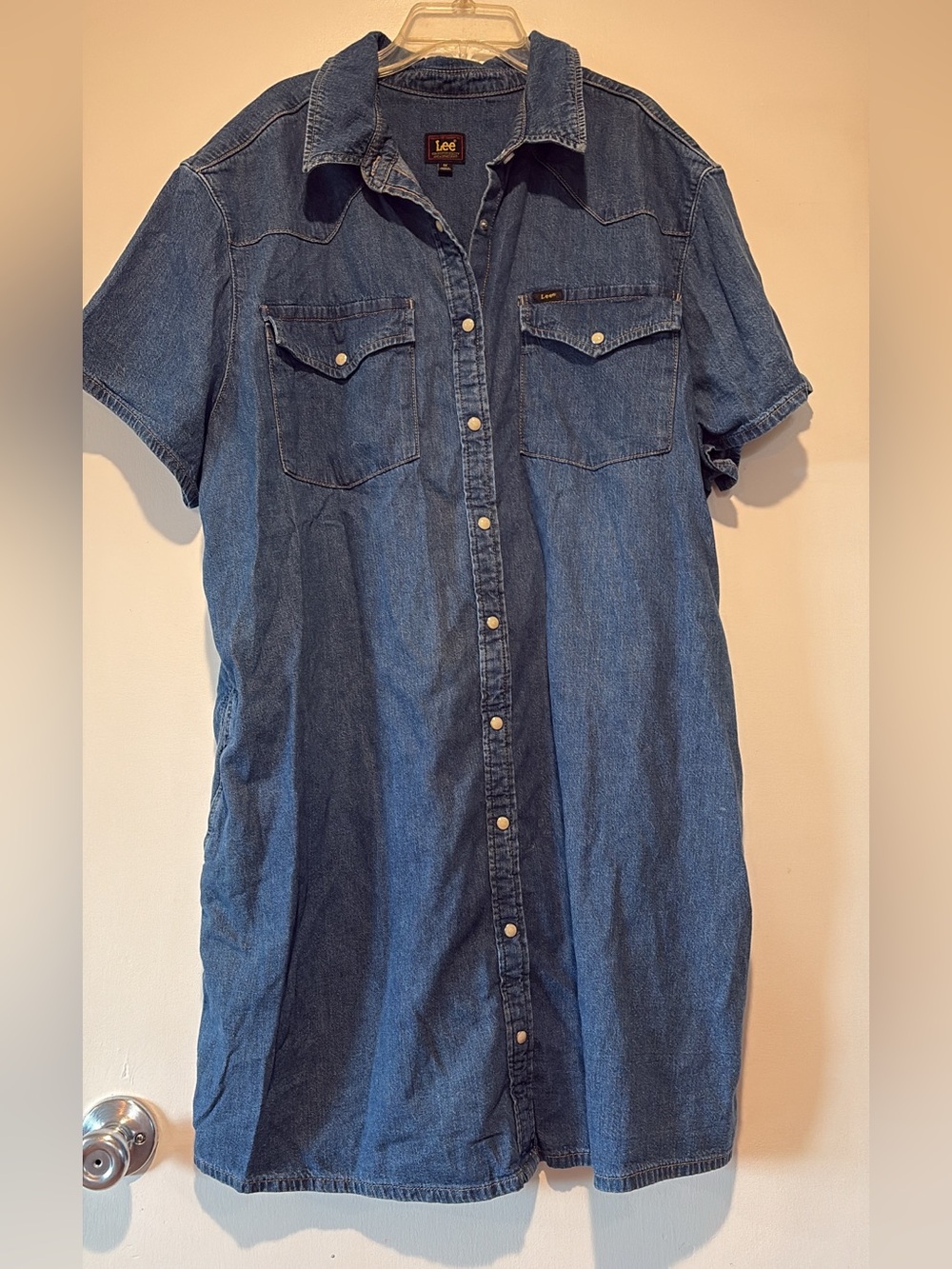 Vintage Lee 100% cotton denim dress